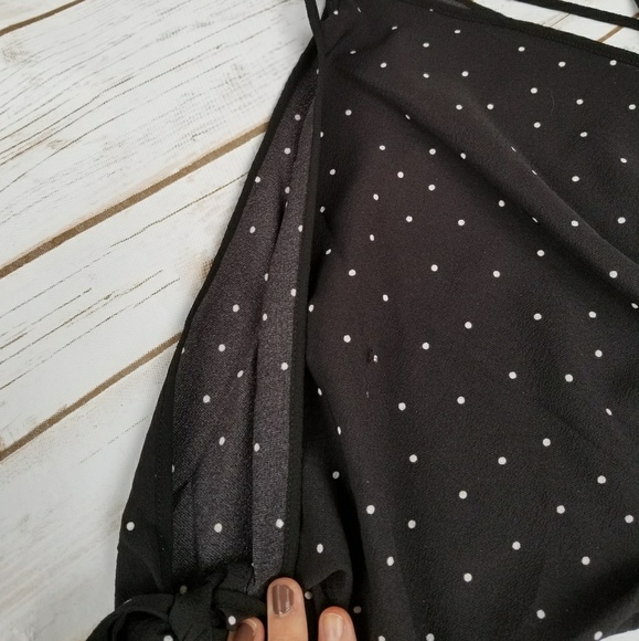 *LAST ONE* Black and White Polka Dot Romper - Picture 7 of 8